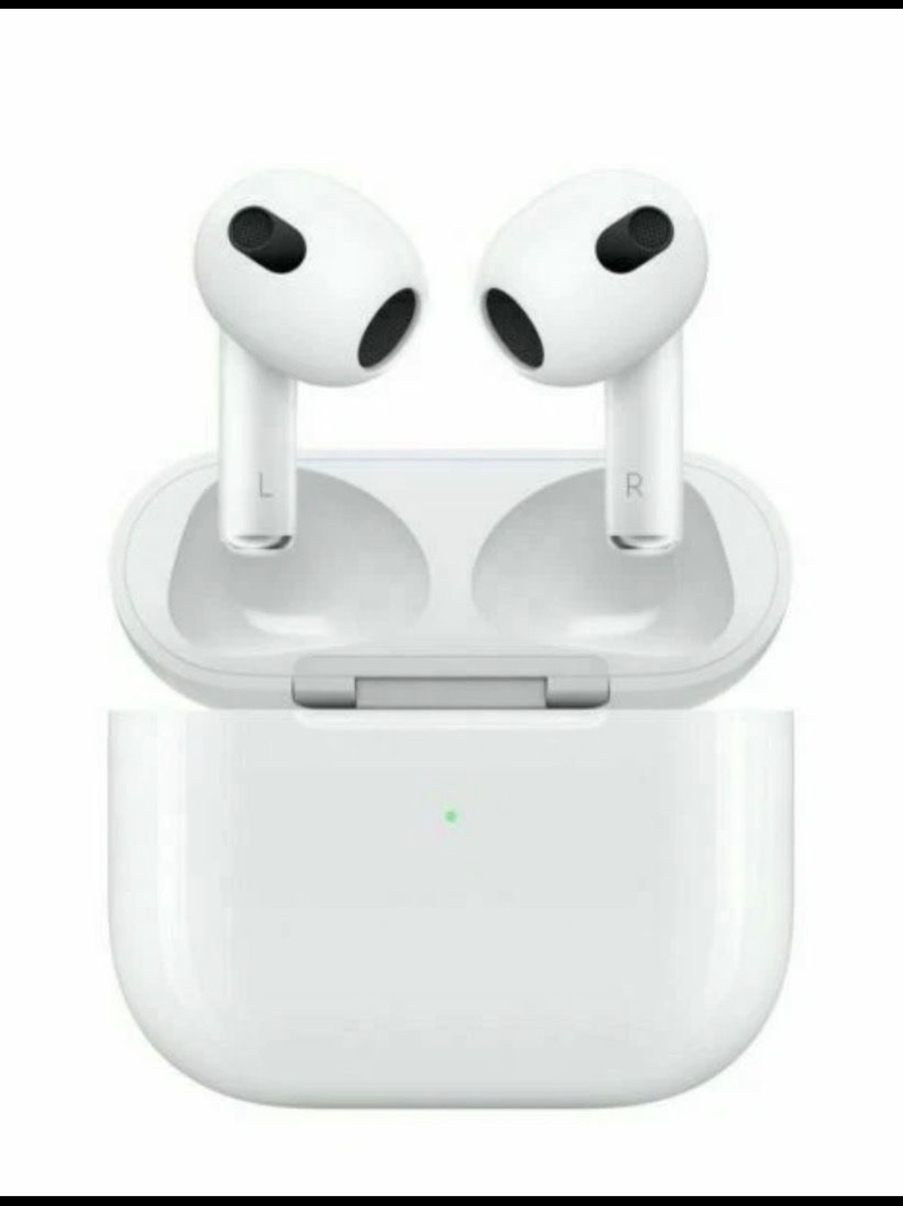 Apple White Wireless Earbuds with Charging Case new open box 4th generation